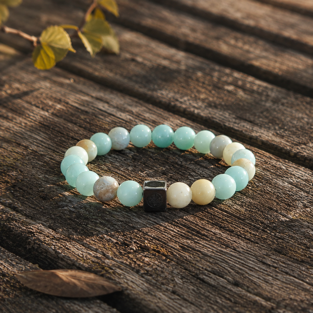 De Amazonit Armband
