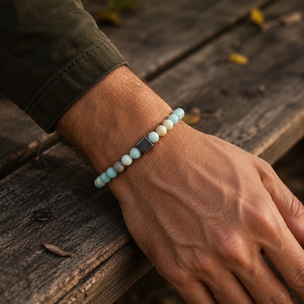 De Amazonit Armband