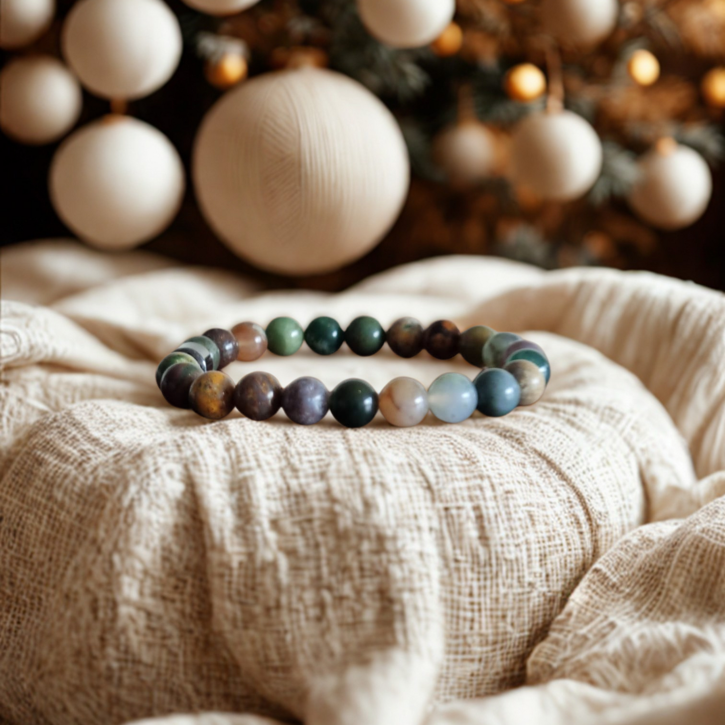 Bracelet en agate indienne