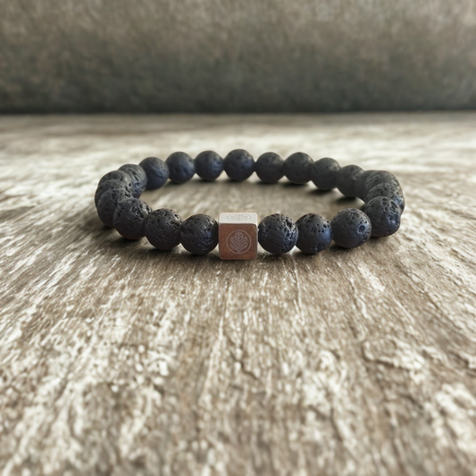 Iron & Oak Amsterdam - Bracelet en pierre Vulcan – Offre éclair (€14,95 de €24,95)