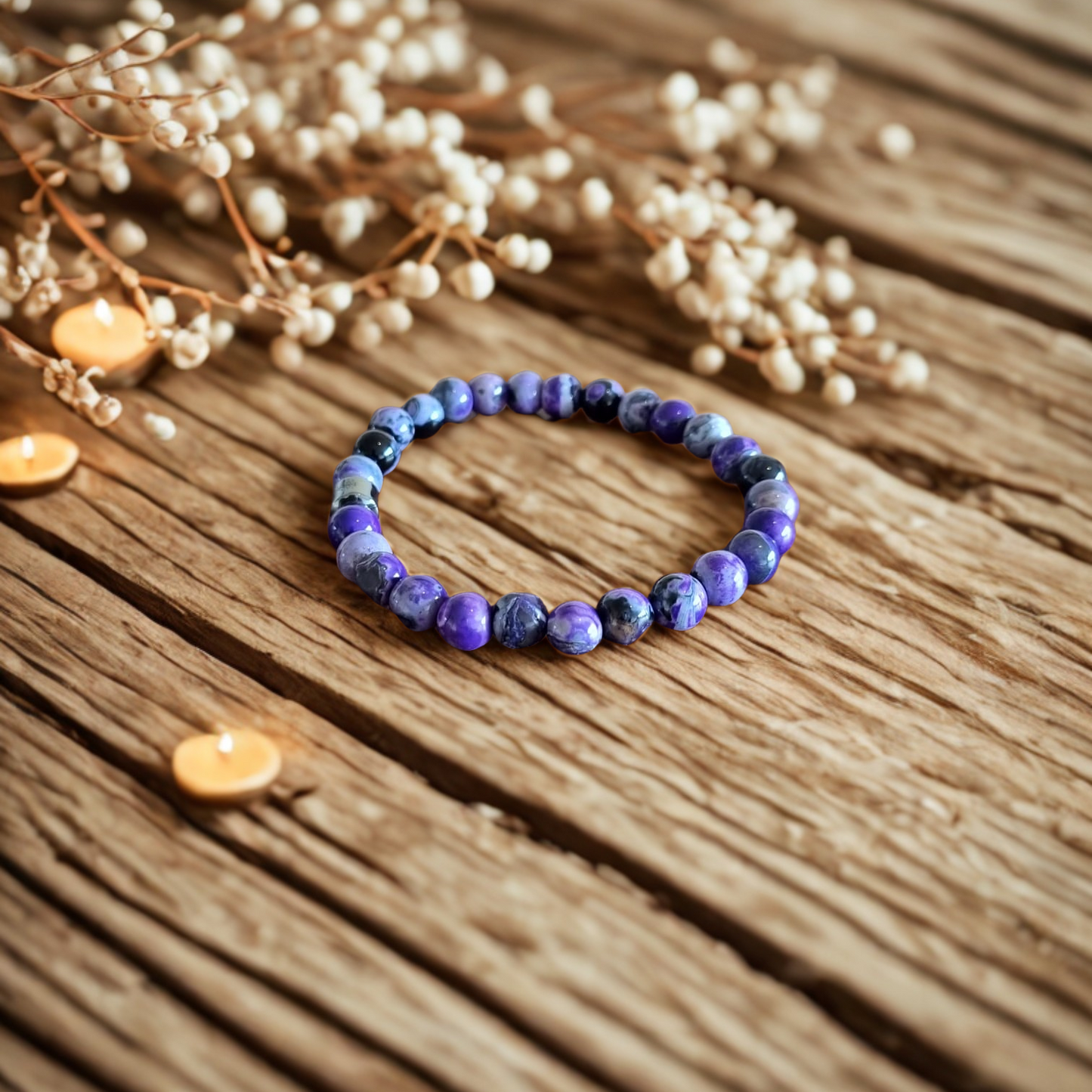 Purple Flame Bracelet