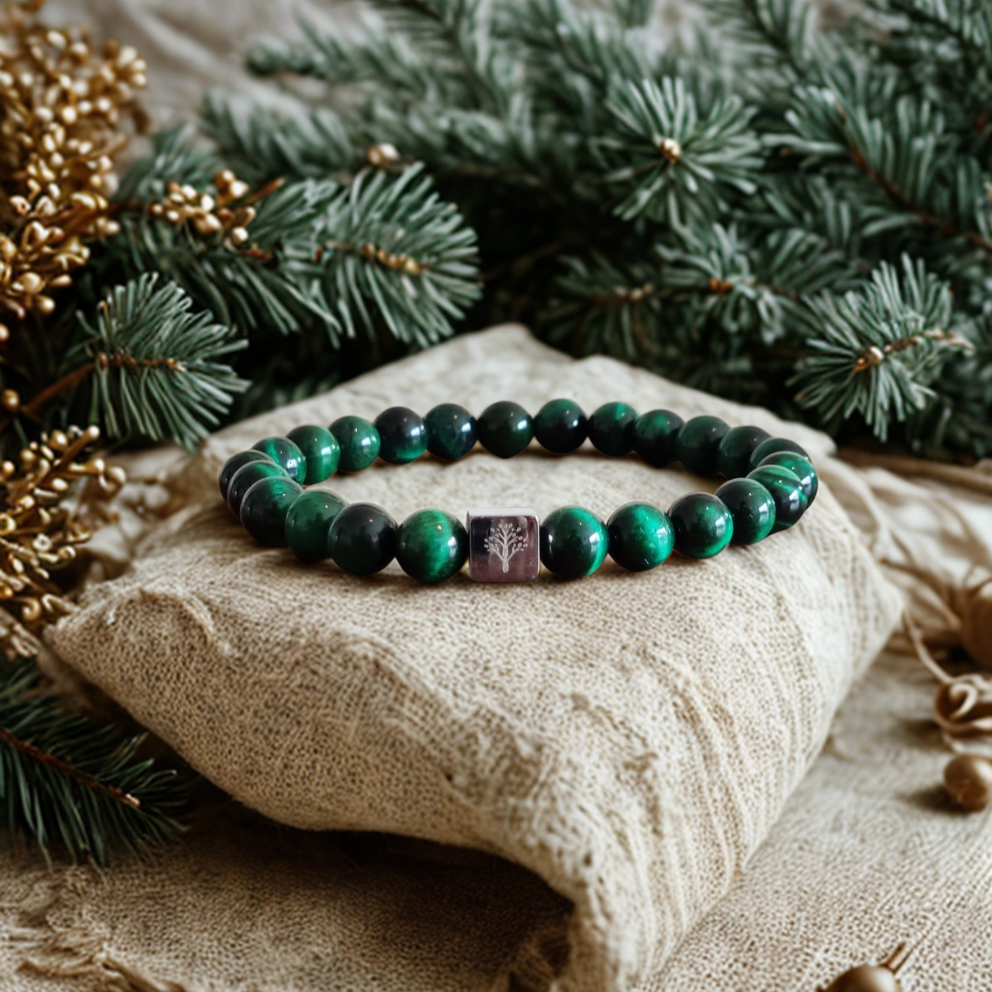 Emerald Tiger Bracelet
